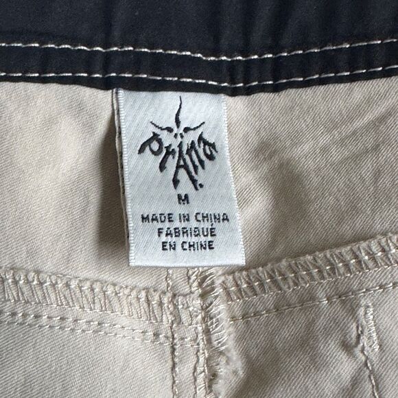 Prana Lot of 2 Women's Cargo Style Pants Black & Tan Size Medium Short - Picture 12 of 15